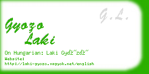 gyozo laki business card
